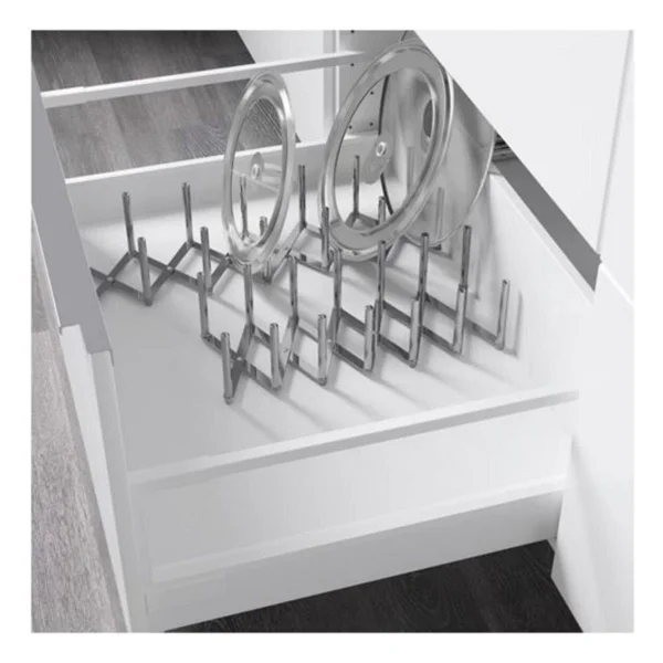Ikea Tencere Kapaklığı Düzenleyici 14x10 Cm Dolap Içi Düzenleyici Katlanır Tencere K - Görsel 2