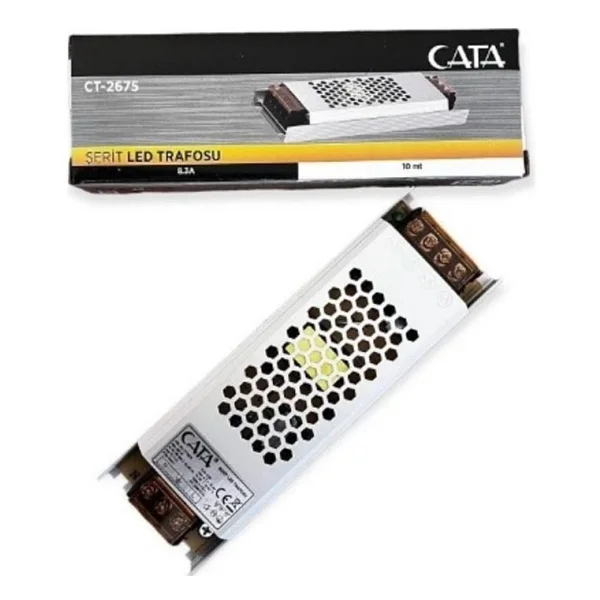 Cata Ct-2675 Ultra Slim 150 W 12.5 Amper Şerit LED Trafosu - Görsel 2
