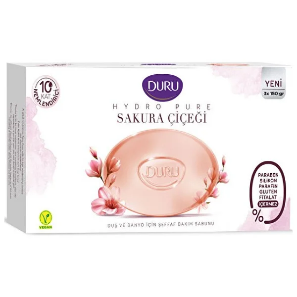 Duru Hydro Pure 3x150 Gr Sabun - Görsel 2