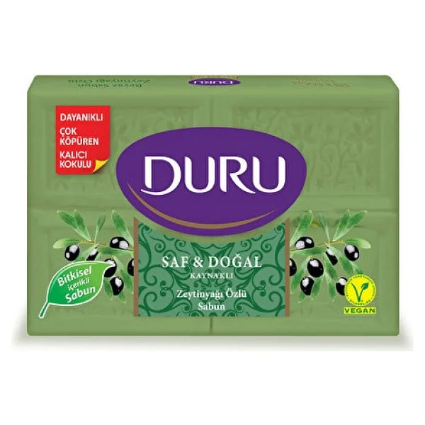 Duru Saf & Doğal Zeytinyağlı 4x150 Gr Banyo Sabunu - Görsel 3