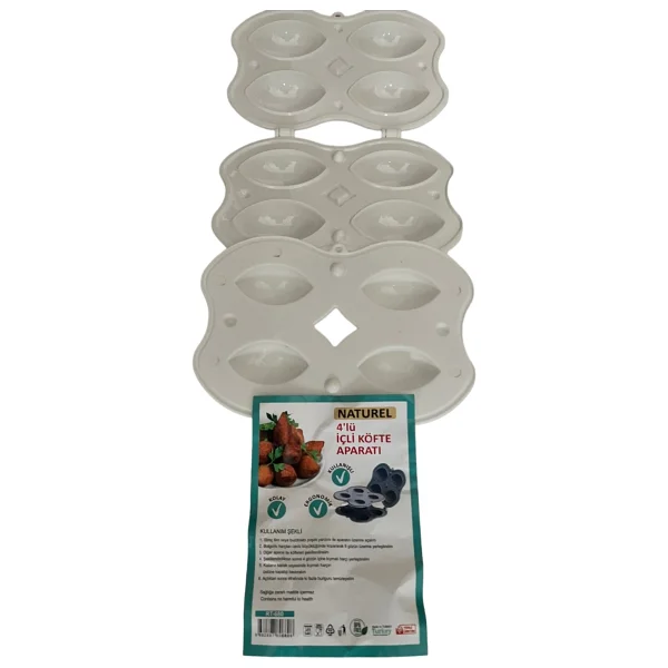 Naturel İçli Köfte Aparatı 4'lü - Görsel 3