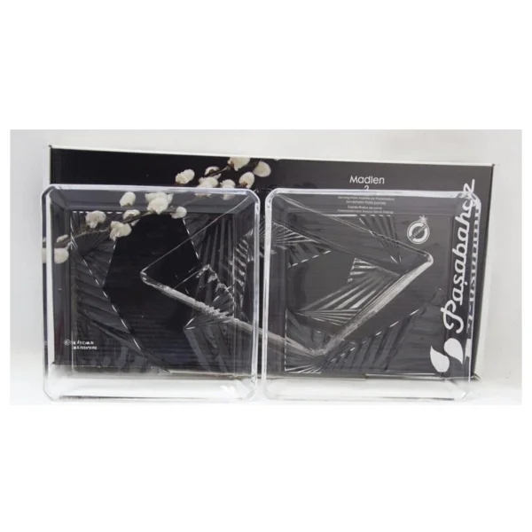 Paşabahçe Madlen 68317 2'li 15 Cm Kare Pasta Tabağı - Görsel 3
