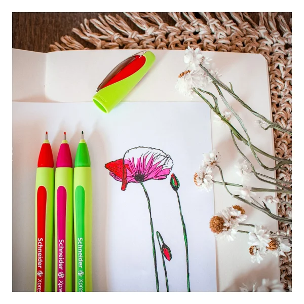 Schneider Pen Xpress Fineliner Mor 0.8 Mm Fiber Uçlu Kalem - Görsel 5