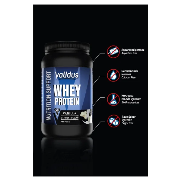 Validus Whey Protein Complex (Vanılla) 1400 G - Görsel 5