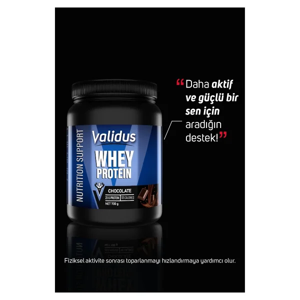 Validus Whey Protein Complex (Chocolate) 700 G - Görsel 3