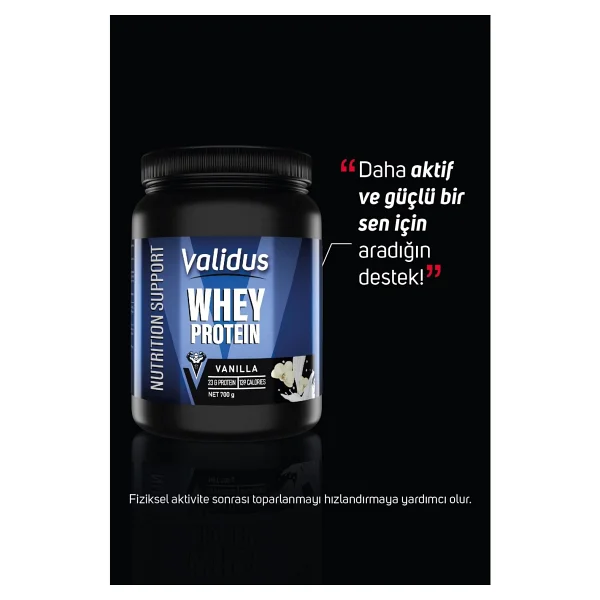Validus Whey Protein Complex (Vanilla) 700 G - Görsel 3