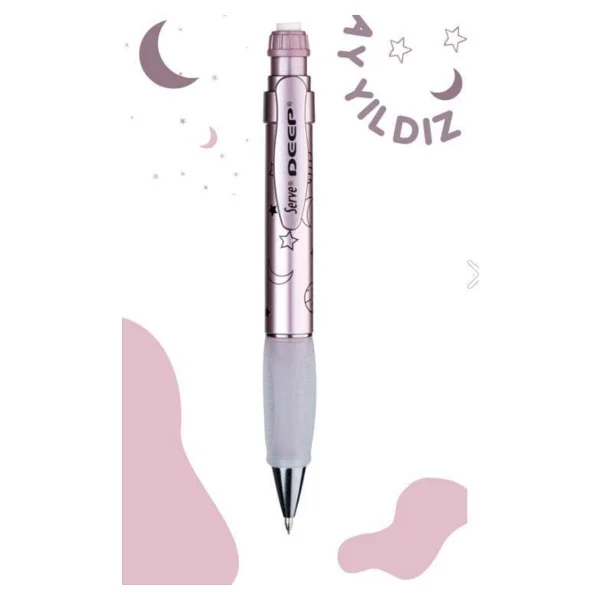 Serve Deep Uzay Temalı Metalik Rose 0.7 Mm Uçlu Kalem - Görsel 2