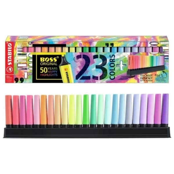 Stabilo Boss Arty 23'lü Fosforlu Kalem Seti - Görsel 7