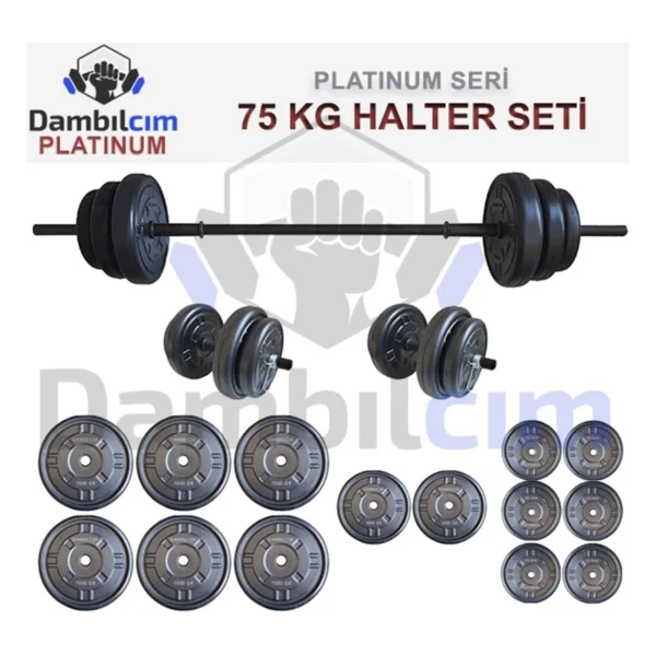 Dambılcım Platinum 75 Kg Dambıl Seti - Görsel 4