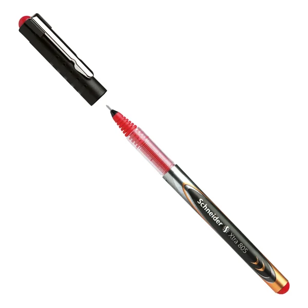 Schneider Xtra 805 0.5 Mm Kırmızı İğne Uçlu Roller Kalem - Görsel 3