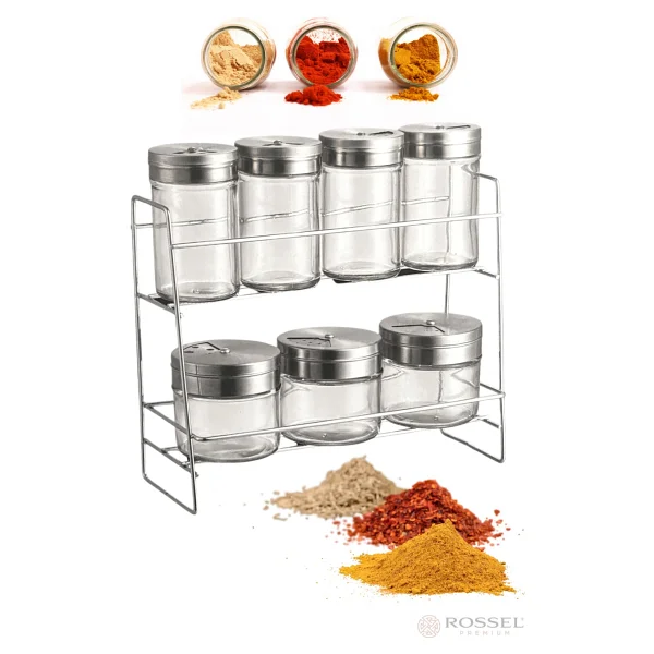 Perotti 13810 Silva Metal 8 Parça Baharat Takımı - Görsel 6