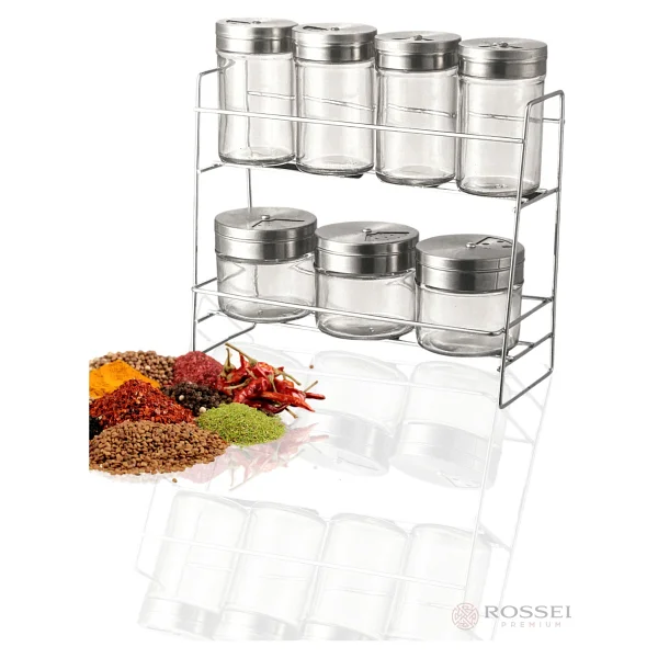 Perotti 13810 Silva Metal 8 Parça Baharat Takımı - Görsel 2