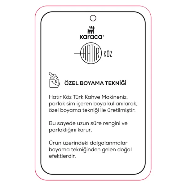 Karaca Hatır Köz Türk Kahve Makinesi - Görsel 8