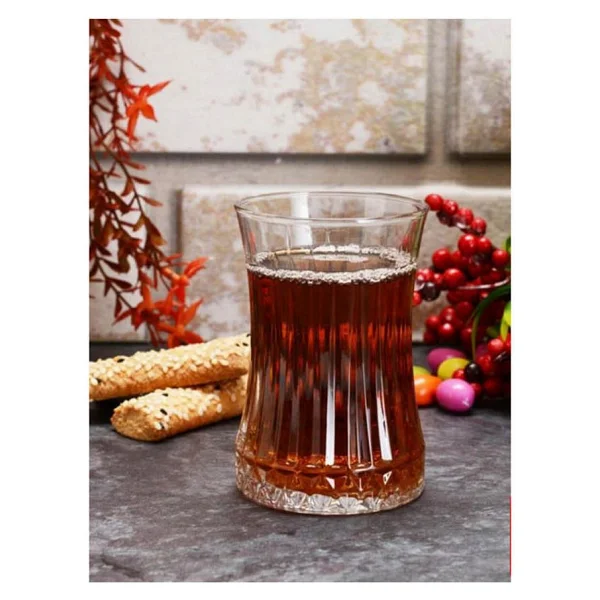 Paşabahçe Elysia Çay Bardağı Kase Çerezlik Seti - 170 Ml - 10 Adet - Şeffaf - Görsel 2