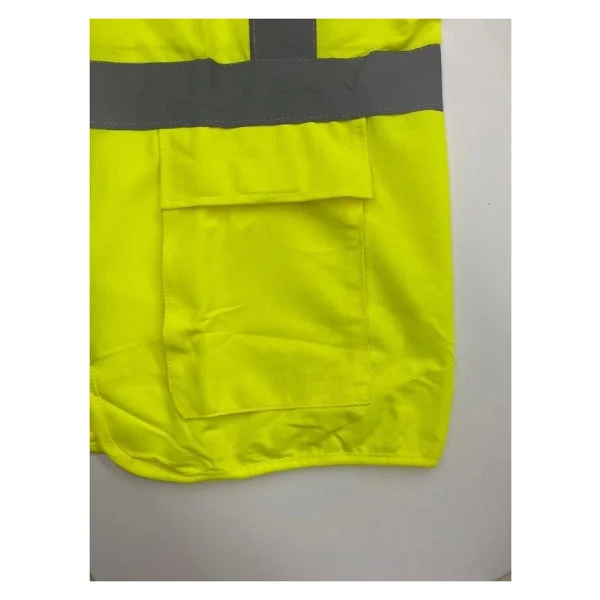 Uniwest Sarı Mühendis Reflektörlü Ikaz Yeleği (L Beden) - Neon Sarı - Görsel 4