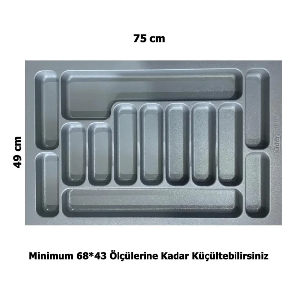 Lider 75x49 Çekmece İçi Kepçelik Ve 75x49 Kaşıklık İkili Set - Görsel 5