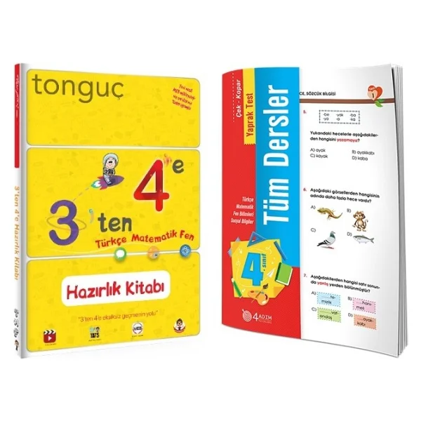 Tonguç Akademi 3'ten 4'e Hazırlık Kitabı - Görsel 2