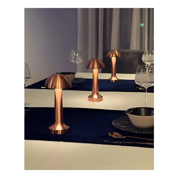 Cata Ct-8430 Lizbon Bronz Dokunmatik Şarjlı Masa Lambası - Görsel 4