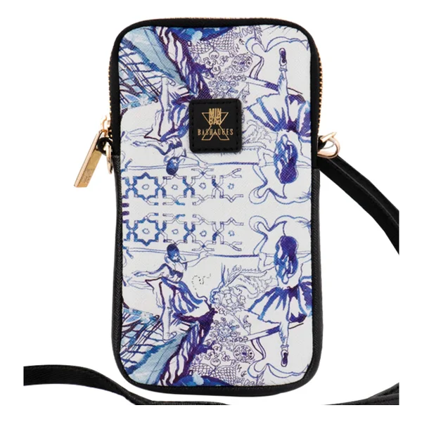 Minbag Marin Telefon Çantası, Ballerina Tiles - Renkli - Görsel 4