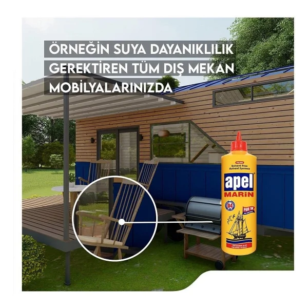 Apel Marin Pa300 Deniz Tutkalı 600 Ml Bal Rengi - Görsel 3