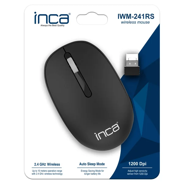 Inca Candy Desing 3d Iwm-241rs Siyah Optik Kablosuz Mouse - Görsel 5