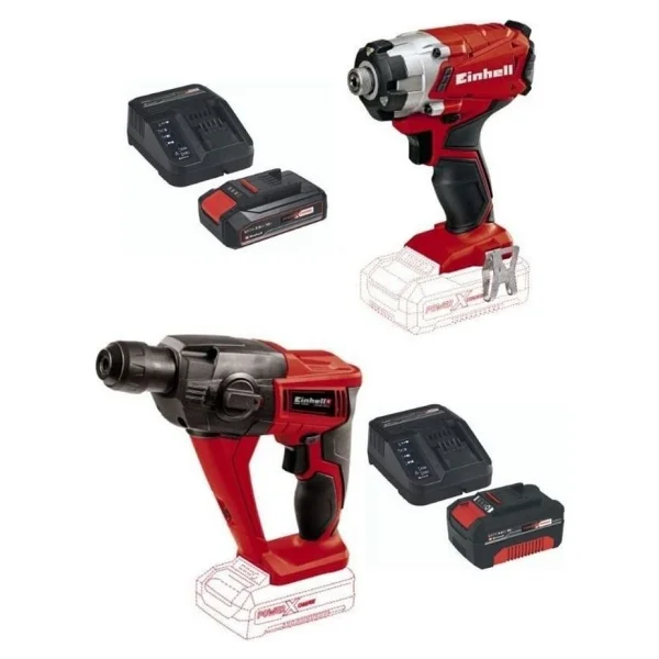 Einhell Te-Cı 18/1 Li Akülü Darbeli Vidalama Te-HD 18 Li Vidalama Delme 2.5ah-4.0ah Darbeli Set - Görsel 6