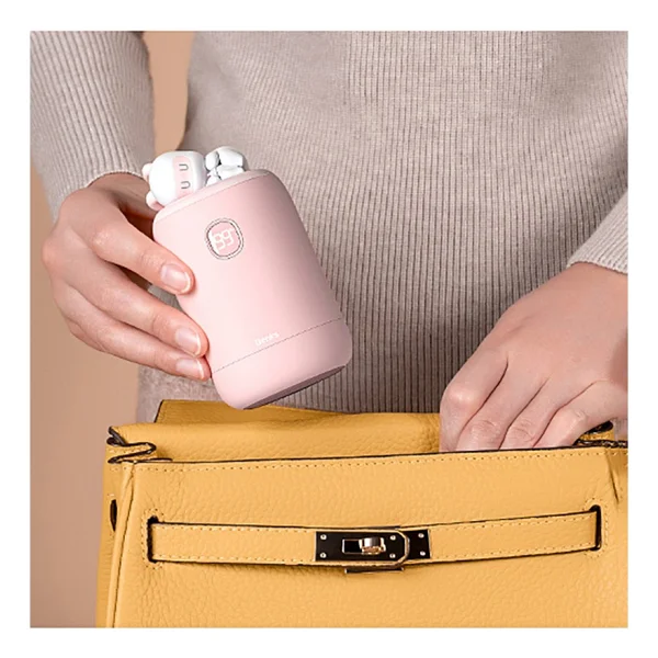 Benks Ns03 10000 mAh Dijital Ekran El Isıtıcı Özellikli Pembe Hızlı Şarj Powerbank - Görsel 4
