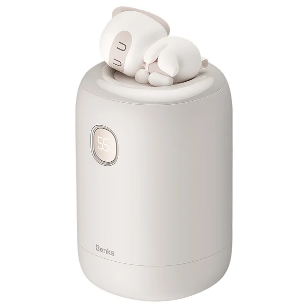 Benks Ns03 10000 mAh Dijital Ekran El Isıtıcı Özellikli Pembe Hızlı Şarj Powerbank - Görsel 5