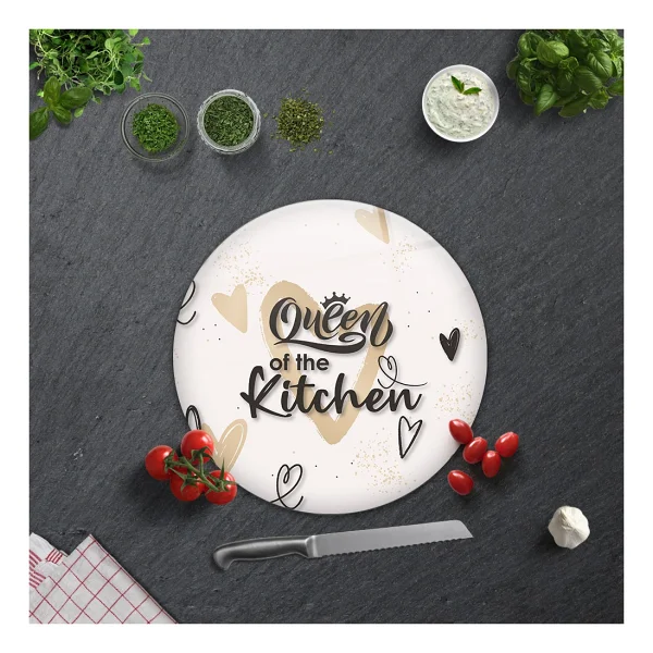 Decorita Cam Ocak Arkası Koruyucu Queen Of The Kitchen - Krem - 52 X 60 Cm - Görsel 8