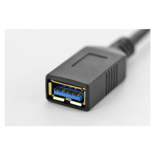 Dıgıtus USB C Tipi Adaptör Kablosu, Otg,C-A Tipi M/F, 0,15m3a, 5gb, 3.0 Version, Ak-300315-001-S - Görsel 4