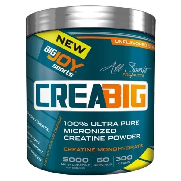 Bigjoy Creabig Toz Kreatin Aromasız 300g 60 Servis - Görsel 6
