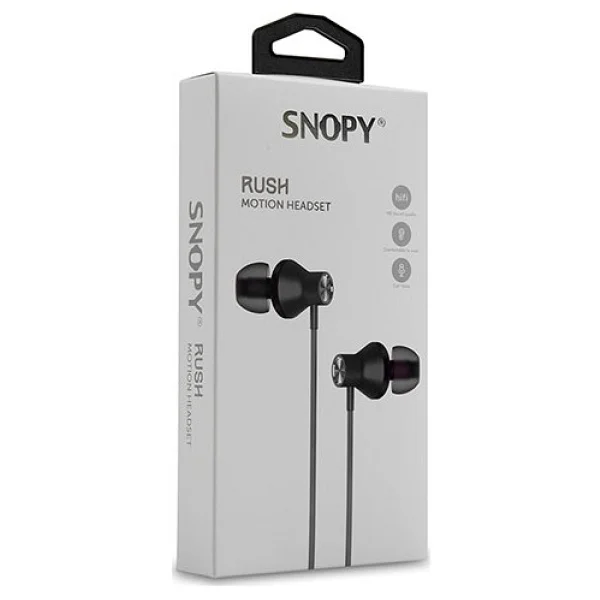 Snopy Sn-J19 Kırmızı Kablolu Kulak İçi Kulaklık - Görsel 6