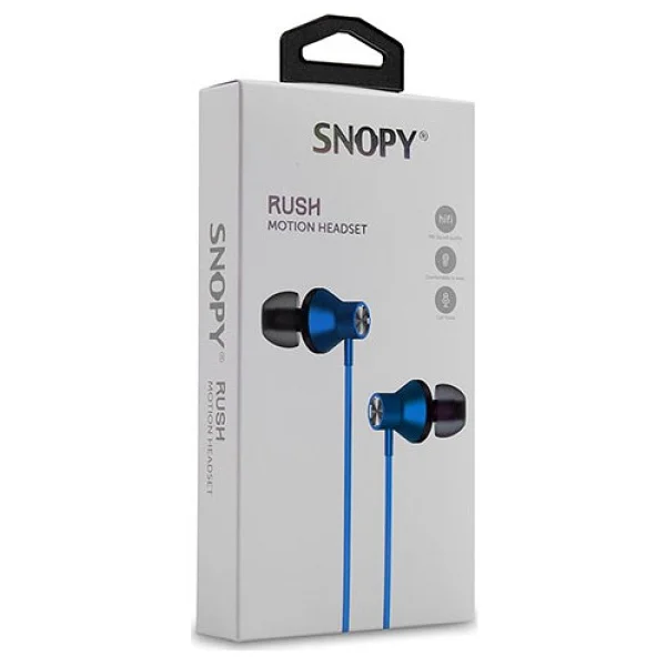 Snopy Sn-J19 Kırmızı Kablolu Kulak İçi Kulaklık - Görsel 7