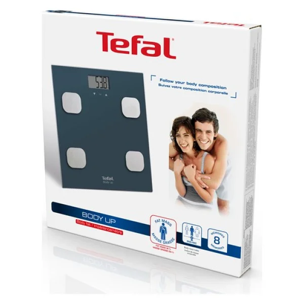 Tefal Akıllı Banyo Tartısı Yağ Ve Vücut Kitle Ölçer Paslanmaz Çelik Gövde Lcd Ekran Hassas Ölçüm - Görsel 6
