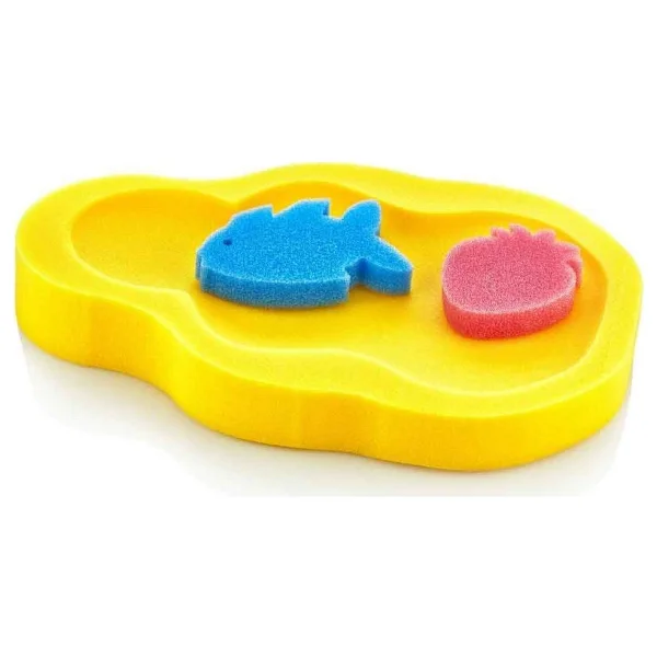 Babyjem Küvet Süngeribanyo Süngeri HD. Sarı - Görsel 5