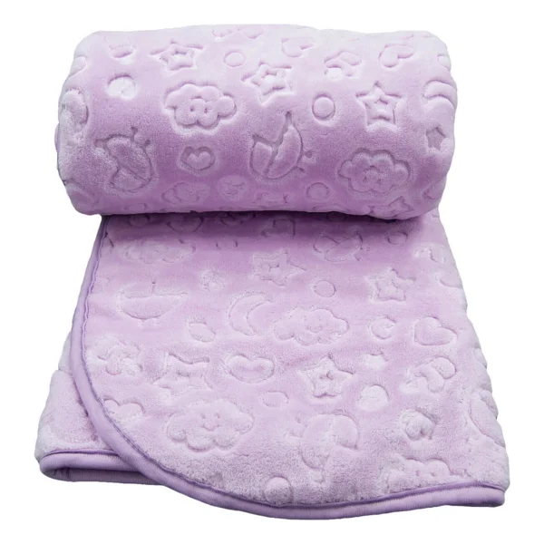 Özdilek Embos Peluş Pembe Bebek Battaniyesi - Görsel 9