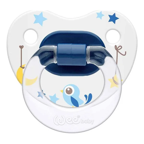 Wee Baby Baby Desenli Damaklı Emzik 0-6ay - Yeşil - No:1 - Görsel 3