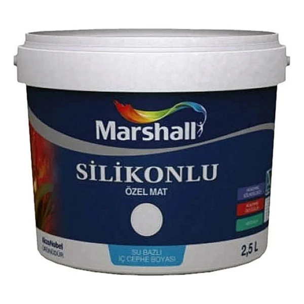 Marshall Silikonlu Özel Mat 15 Lt İç Cephe Boyası - Şifon - Görsel 2