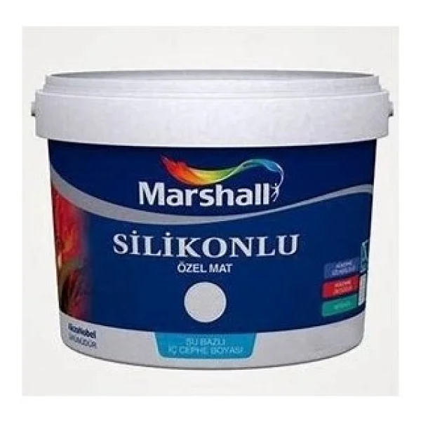 Marshall Silikonlu Özel Mat 7.5 Lt İç Cephe Boyası - Görsel 3