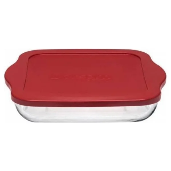 Paşabahçe 59006 1950 Cc 33x19 Cm Plastik Kapaklı Dikdörtgen Borcam - Görsel 2