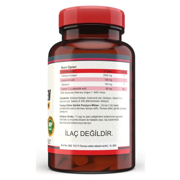 Nevfix Hidrolize Collagen Hyaluronic Acid 120 Tablet - Görsel 7