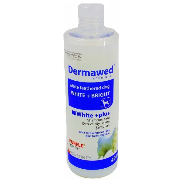 Purele Dermawed 450 Ml Beyaz Irk Kedi Köpek Şampuanı - Görsel 2