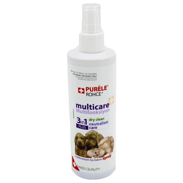 Purele Kedi Ve Köpek 250 Ml Kuru Yıkama Tüy Bakım Spreyi Evcil Dostlar İçin Yumuşaklık Ve Parlaklık Sağlar - Görsel 4