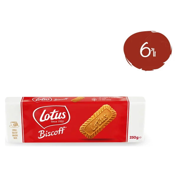 Lotus Biscoff Karamelize Bisküvi 250 Gr - 6 Paket - Görsel 2
