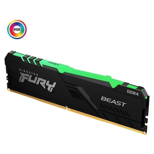 Kingston Fury Beast RGB 8 GB 3200 MHz Cl16 Kf432c16bba/8 DDR4 RAM - Görsel 4