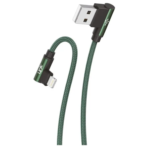 Linktech K593 1.5 M Yeşil USB To Lightning Şarj Kablosu - Görsel 5