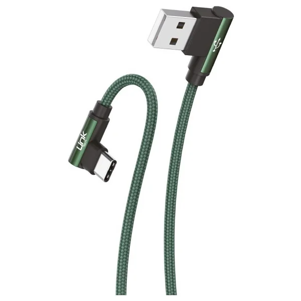 Linktech K594 1.5 M Mavi USB To Type-C Şarj Kablosu - Görsel 5