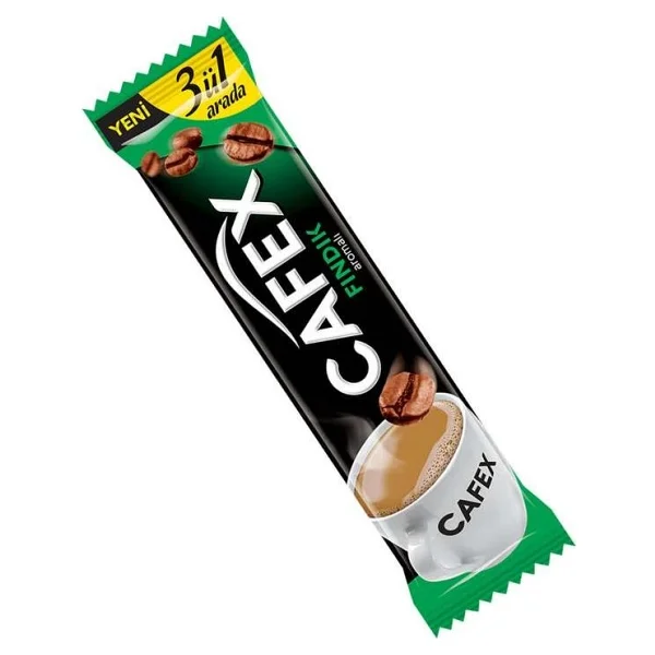 Cafex Kahve 3'ü 1 Arada Fındıklı 18 G X 10 Adet Ekonomik Paket - Görsel 2