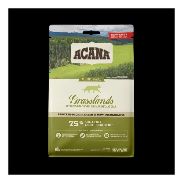 Acana Grasslands Tahılsız Tavuk Ördek Ve Hindili 1.8 Kg Tüm Yaşam Evreleri Yetişkin Kuru Kedi Maması - Görsel 4