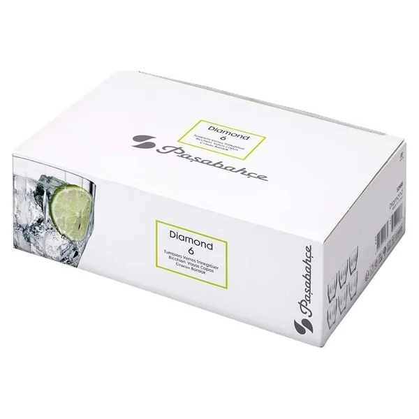 Paşabahçe Diamond 52988 275 Cc 6'lı Su Bardağı - Görsel 3